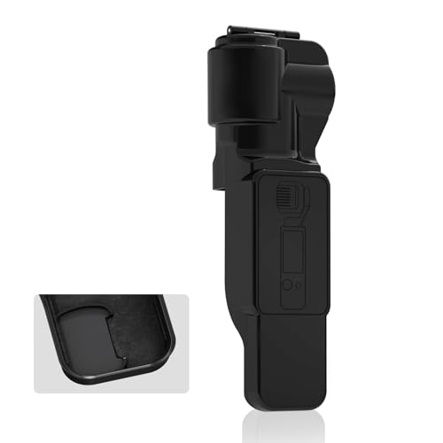 BRDRC ポケット3 保護カバーケース、ジンバルレンズキャップスクリーンプロテクター DJI Osmo Pocket 3 Creator コンボアクセサリー用 (ブラック)