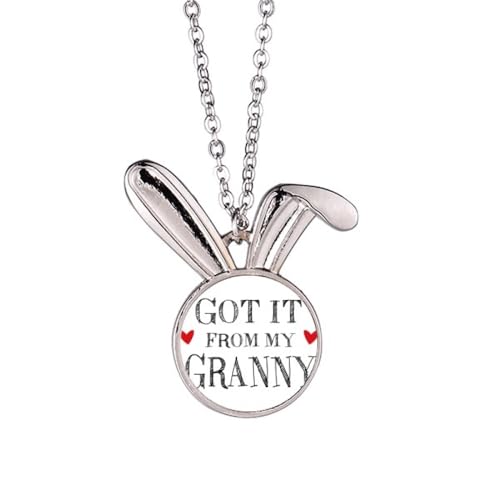 Collier lapin Grandma : le cadeau idéal pour mamie et petite-fille