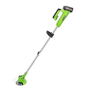 SuoANI Draadloze grasmaaier, lithium-accu-grasmaaier, met oplader, elektrische grassnijder, draadsnijder en randsnijder, in hoogte verstelbare hoogtes voor de tuin