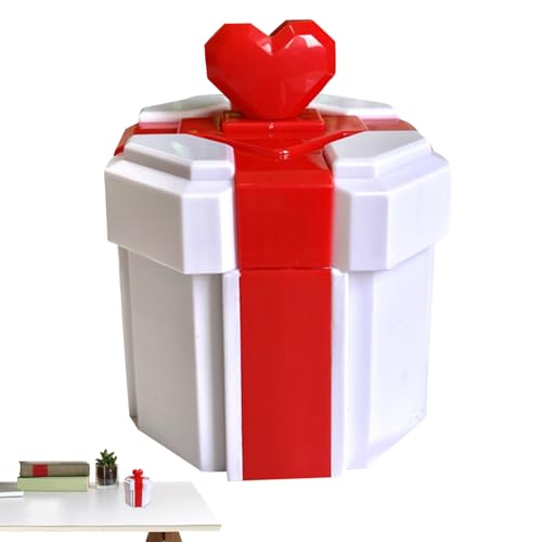 Generico Cajas San | Decoraciones pequeñas y reutilizables | Cajas navideñas decorativas con tapa | para regalos de boda fiestas cumpleaños propuesta de boda dulces chocolate