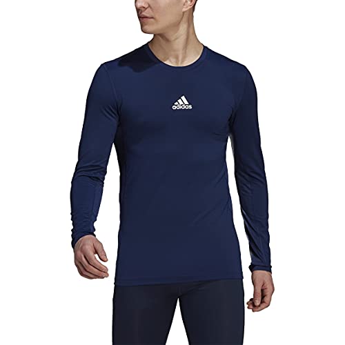 adidas Techfit Long Sleeve Mens Soccer Compression Shirt L