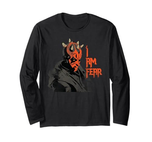 T-shirt Star Wars Darth Maul manches longues idéal pour soirée cinéma et look streetwear geek