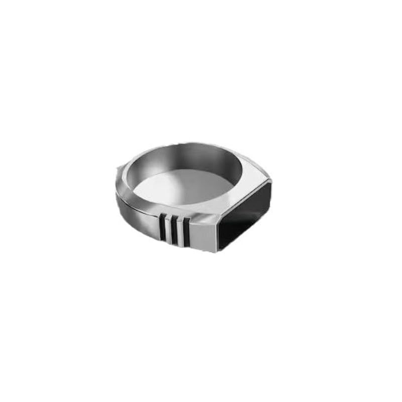 salty alpha Anti Tarnish Fabula Stainless Steel Finger Ring for Men | Stylish Durable Jewellery Accessories | Rings for Man | Minimal Jewelry | Birthday Gift for Boys (Size - 9)-picture-39
