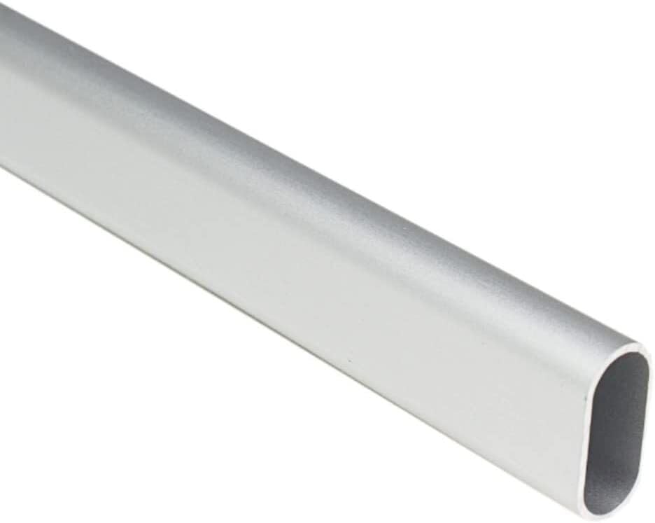 8 Feet Long Oval Wardrobe Closet Tubing Rod Application Clothes H...