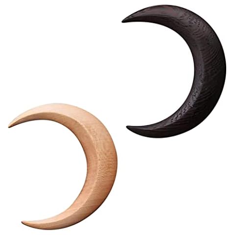 Half Moon Wooden Hair Clips by Hperu Cover
