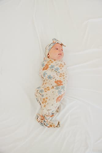 Image of Copper Pearl Swaddle Blankets for Newborns | Soft Stretchy Receiving Blankets for Boys and Girls | Large 46 x 46 Inch Baby Blankets | Lightweight and Breathable Swaddles | Eden