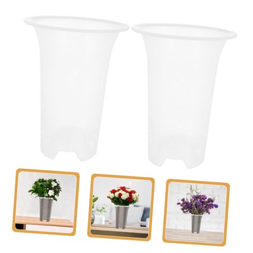 Conteneurs de plantation pour maison HEMOTON pot orchidée transparent - 7