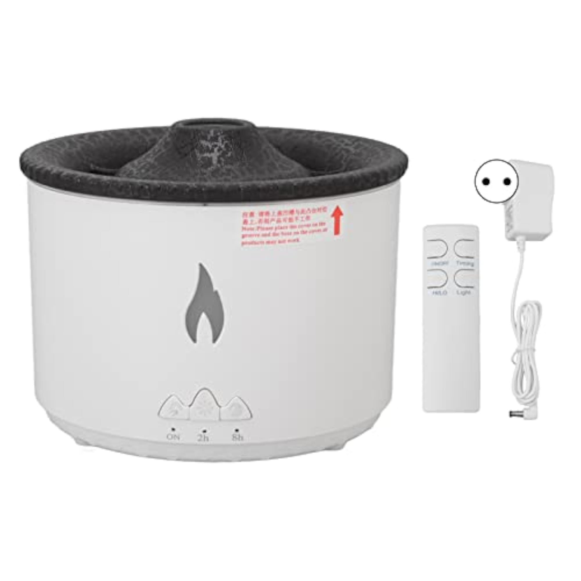 Nano Misting Flame Aroma Diffuser with Remote Control