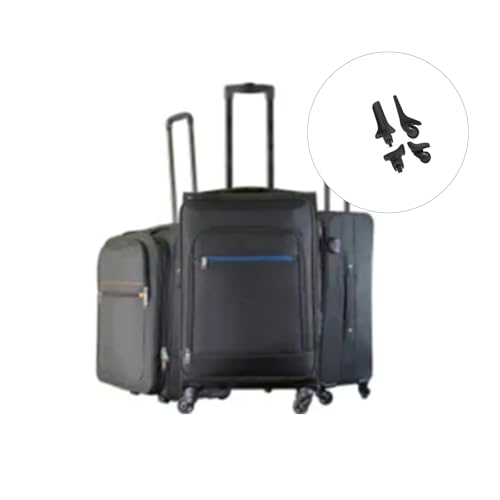 Roulettes de rechange pour valise et coffre de voyage noir