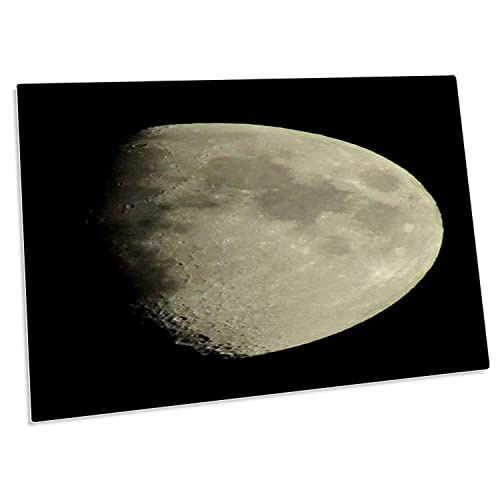 3dRose Taiche - Vector - Moon - Pad para Escritorio