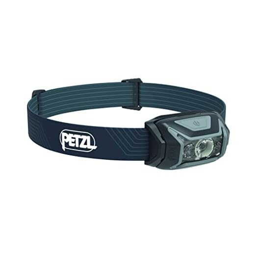 Petzl, Actik®, Compact Multifunctionele Compacte Voorlamp, Grijs, U, Unisex-Volwassene