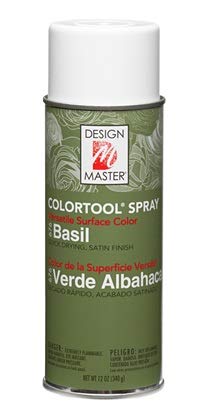 Oasis Design Master Color Spray – For Fresh Flowers, Wood, Metal, Wall, Glass, Fabric | Smooth Finish, Fast-Drying – 340gms (Green Basil)
