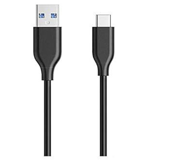 USB Cable for Samsung Galaxy M31 /Samsung Galaxy M 31 / M 31 usb Original Like USB Cable | Data Sync Cable | Rapid Quick Dash Fast Charging Cable | Charger Cable | Type C to USB-A Cable (3.1 Amp, 1 Meter/3.2 Feet, AVT, Black)