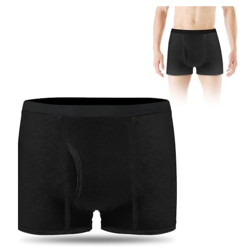 AOOWU Calzoncillos Bóxer para Hombres Con Incontinencia,