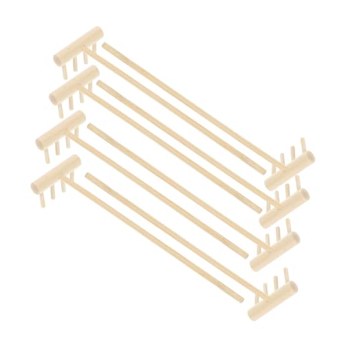 VICASKY Bamboo Mini Garden Rake 8pcs Zen Garden Rake Set Sand Rake Zen Accessory Kit for Desktop and Desktop Decor