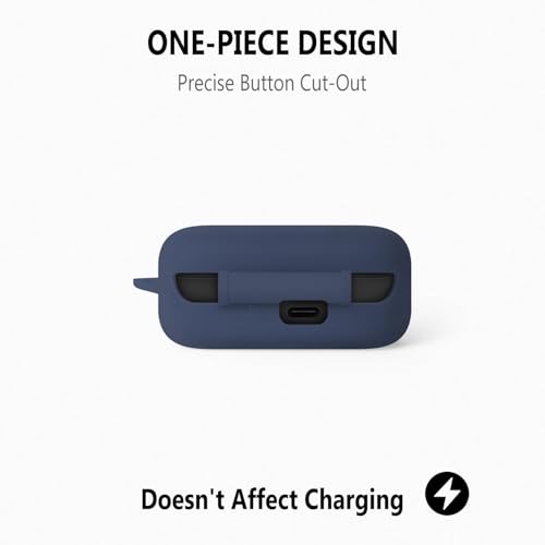 Image of Hamper Protective Case Cover for Sony WF-C510 Truly Wireless in-Ear Bluetooth Earbuds (Blue)