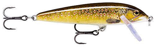 Rapala TRL F5-TRL Minnow Original Floater 2.0 inches (5 cm), 0.1 oz (3 g), Live Brown Trout Lure