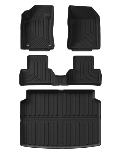 WeshyiGo Juego de alfombrillas y bandeja de maletero compatibles con Peugeot 308 2013-2024 TPE para todo tipo de clima 3D alfombrillas para Peugeot 308, inodoras y resistentes al agua