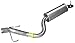 Walker 54379 Direct Fit Exhaust Resonator and Pipe Assembly 2.25