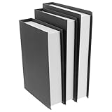 Aspetto autentico: il design realistico di questi libri li fa apparire come libri autentici, integrandosi perfettamente con l'arredamento della tua casa, l'arredamento della libreria, il libro bianco