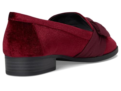 Bandolino Womens Lindio Burgundy Velvet 11 Medium — view 5