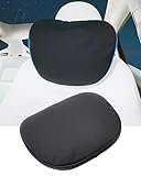 KKTR-CAR Upgraded Kopfstütze Kissen Komfortable Nackenkissen, weich und flexibel Haut Gefühl Nappaleder Kopfstütze Nackenstütze Kissen Compatilbe mit Tesla Model 3/Y/X/S - 1pcs-Schwarz