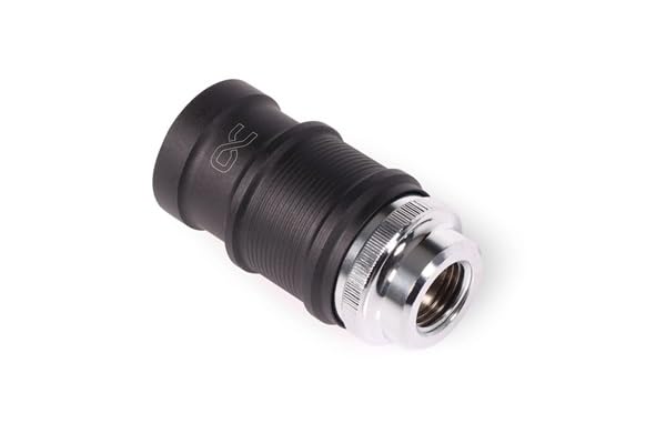Alphacool ES Quick Release BLH1A PushIn Female IT Water Cooling System PC G1/4 Fitting Adapter Female Fitting Brass Connector Soft Tube [13883]