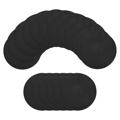 Marqueurs d'agilité antidérapants 22,9 cm noir lot 18 disques de sol