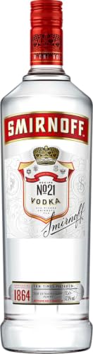 Smirnoff No. 21, vodka rojo, 1 l