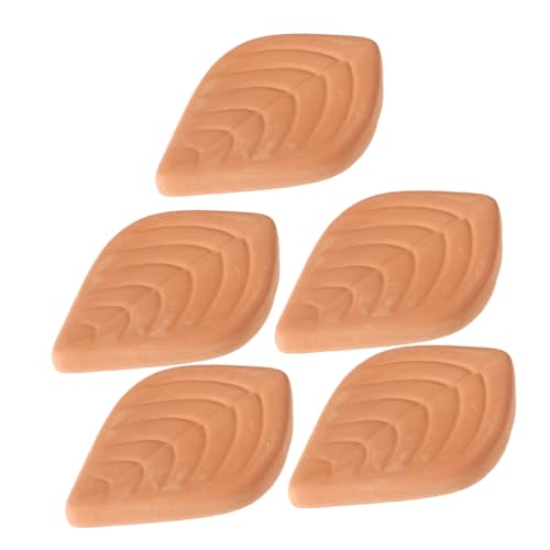 EPIGEIST 5 piezas Discos de Terracota para Ablandar Azúcar Moreno Reutilizables y Frescos Preservan Humedad Contenedores de Alimentos para Cocina y Horneado