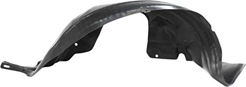 Evan-Fischer Front Fender Liner Compatible with 1999-2004 Ford Mustang Plastic Passenger Side