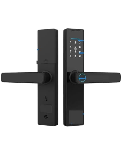 スマートドアロックデジタル電子ロックスマートホーム木製ドアロック生体認証指紋 ,耐腐食性(22x147 5050)