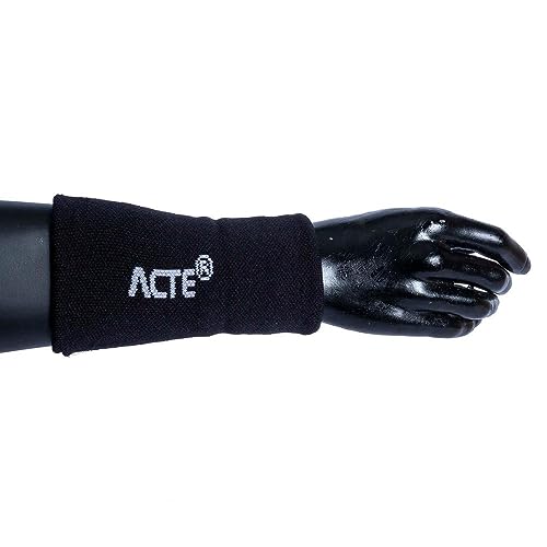 Acte Sports, Munhequeira Tamanho G 12x8 F12-P, Preto e Cinza