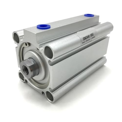 Vérin pneumatique CQ2A40-20DZ haute précision double effet aluminium - 2