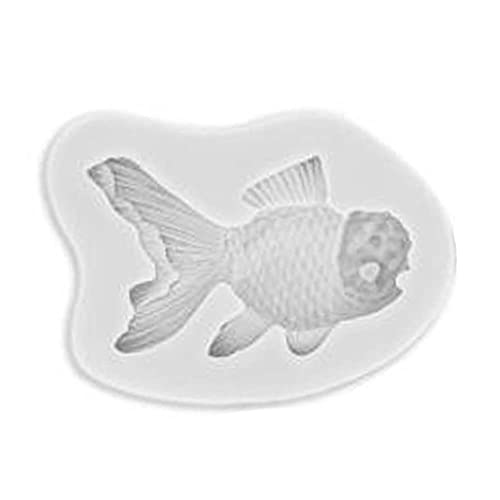 Molde de silicona para decoración de tortas marino miniatura 3