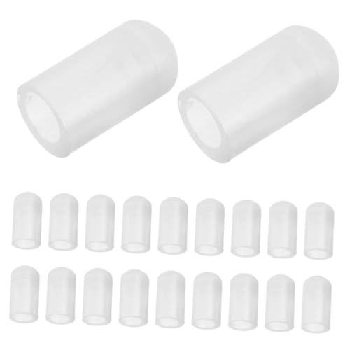 KICHOUSE 20pcs Kite Rod Cap Replacement Parts for DIY Kites Sturdy Plastic Easy Install Accessories