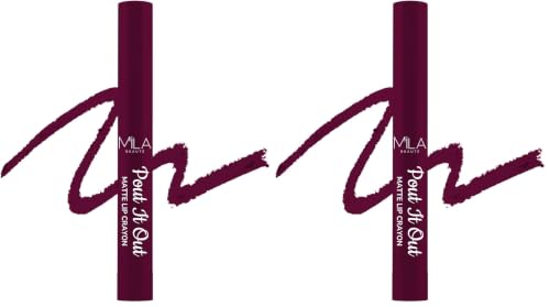 Image of Mila Beaute Pout It Out Matte Lip Crayon | Highly Pigmented & Enriched With Jojoba Oil | Soft Matte Finish | Creamy & Light Weight Texture | Smooth Glide Application | Shade - (Moana 1.25g)