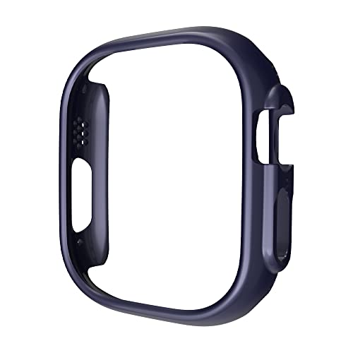 Coque PC Apple Watch Ultra 49mm avec pare-chocs rigide bleu nuit