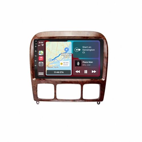 Autoradio para Benz S-Class W220 con Android Auto pantalla táctil HD y cámara AHD 1