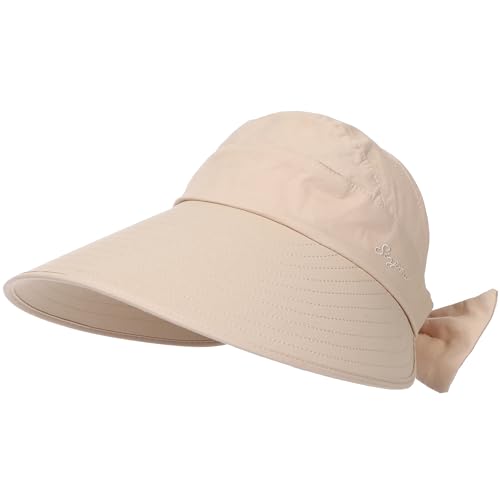 Visera para mujer con protección UV y orificio para coleta miniatura 2