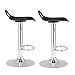 LOVEMYHOUSE Sgabelli da Bar 1 Pieza,Moda Simple Lift Sedia da Bar,Sedia Cucina in PP Sedia da Bar Girevole Pesatura Forte e Forte,Nero,Bianco, Grigio, Rosa, Giallo, Blu, Rosso e Verde Scuro (Nero 02)