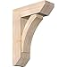 Ekena Millwork BKT0806X22X30THR06SDF Thorton Slat Smooth Bracket w/Offset Brace, Douglas Fir