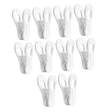 NESTINGHO 10 Piezas Perchero Colgador Multifuncional para Pantalones Perchas Pinzas Toalla colgadores Colgador de Toallas Clips para Colgar alfiler de Ropa Pinzas para Toallas el plastico