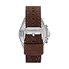 Fossil Watch for Men Decker, Quartz Chronograph Movement, 44 mm Silver / Steel Stainless Steel Case with a Leather Strap, CH2885 #2