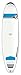 BIC Sport DURA-TEC Natural Surf 2 Surfboard, 7'9" x 22" x 2.9" x 58 Large, White/Blue