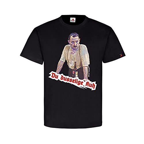 Humour de vache t-shirt Alfred Tetzlaff noir grande taille 3XL