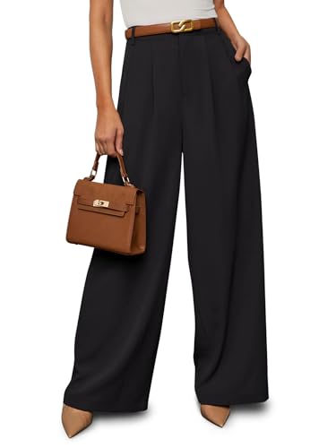 NIMIN Women Wide Leg Palazzo Pants High Waisted Business Casual Pants Dressy Loose Work Trousers 2025 Summer Slacks