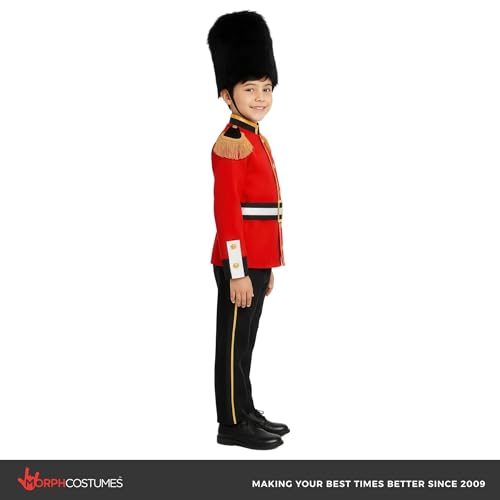 Disfraz de Guardia Británica para niños miniatura 6