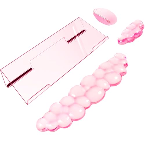 Acrylic Computer Keyboard Stand Gel Cloud Wrist Rest