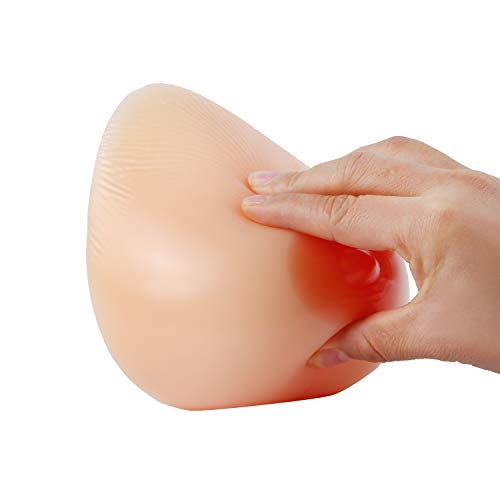 Megularlo Silicone Prosthesis Breast Forms Crossdresser Mastectomy (D Cup(1000g/Pair))